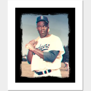 Jackie Robinson 3D effect Posters and Art